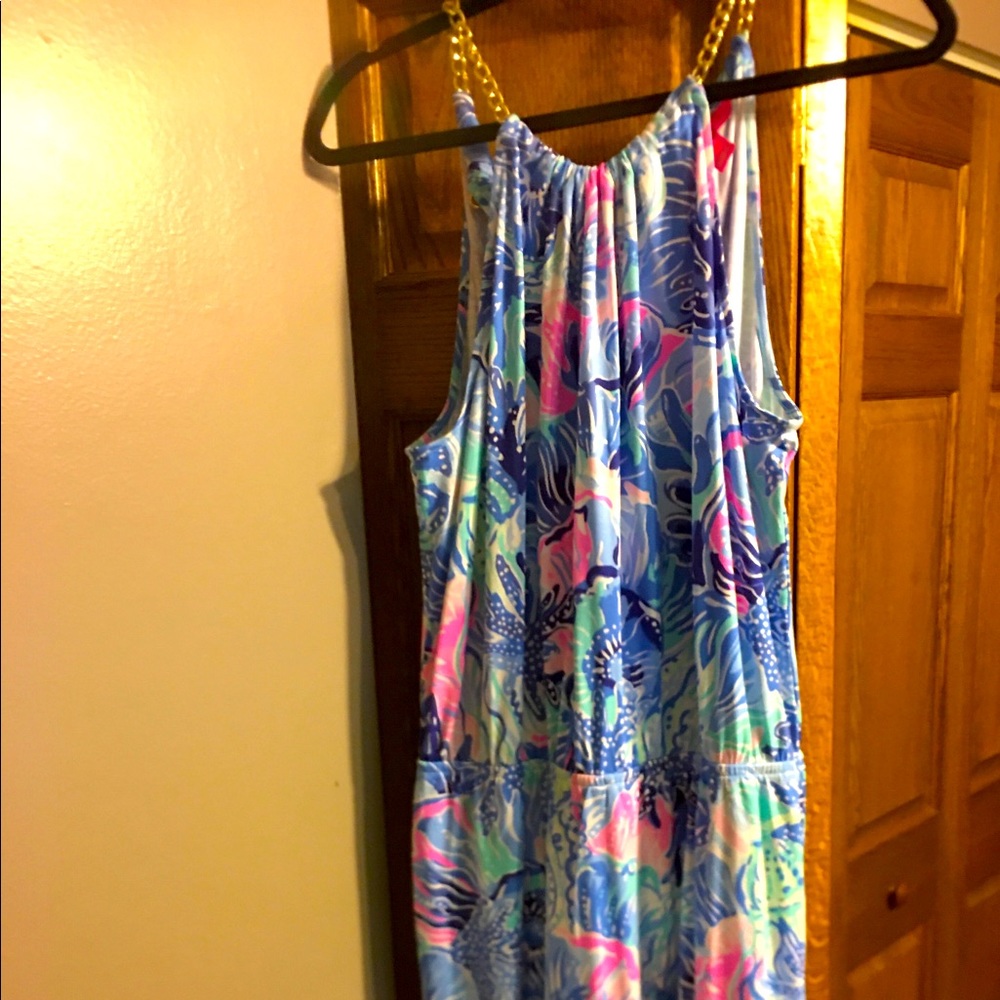 Lilly Pulitzer Bowen Skort Romper NWT size L